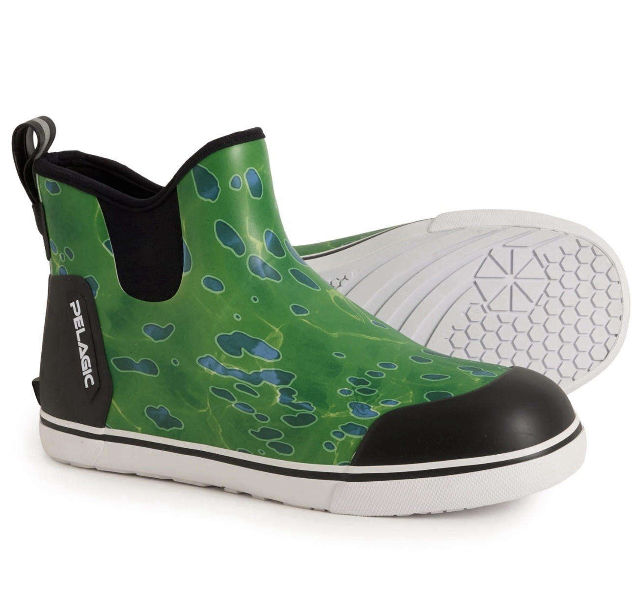 Pelagic Pursuit 6” Deckboot Men’s Green Waterproof Performance Fishing T4