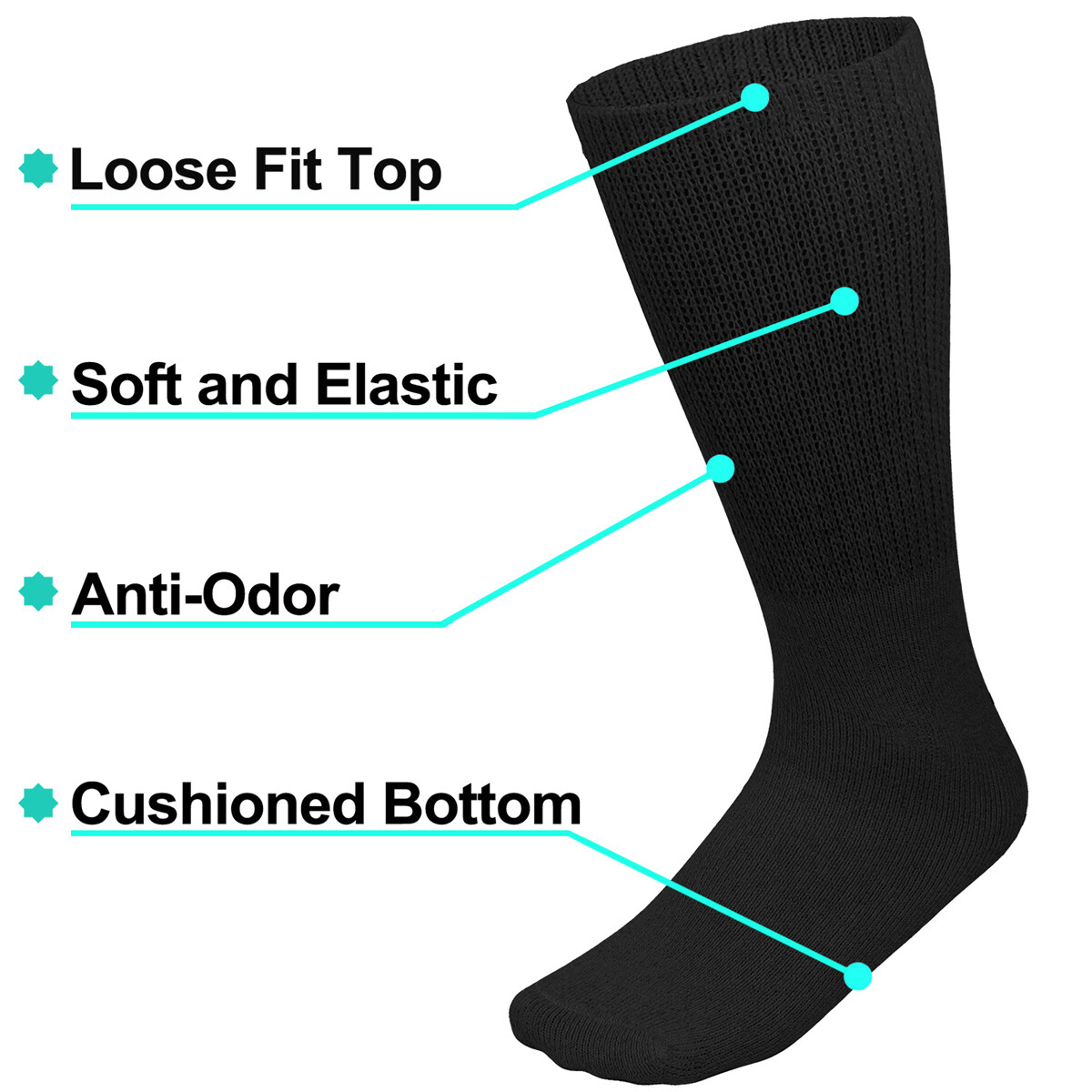 Physicians Approved & Doctor Recommended Diabetic Socks Help Blood Circulatory