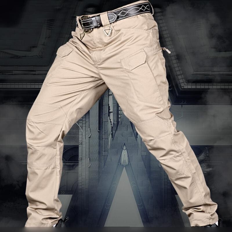 Tactical Cargo Pants Mens Work Pants Combat Outdoor Waterproof Hiking Trousers