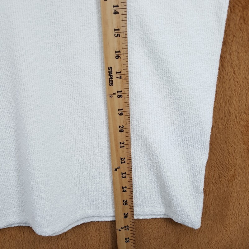 RAG & BONE Polo Shirt Mens Medium Off White V-Neck Johnny Zuma Toweling $228