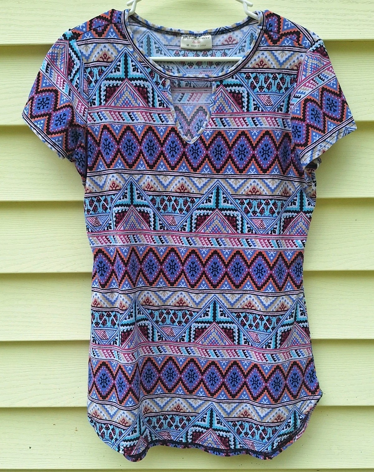 Womens Mayan Aztec Top M Hippie Festival Western Cowgirl Starseed Whimsical Boho