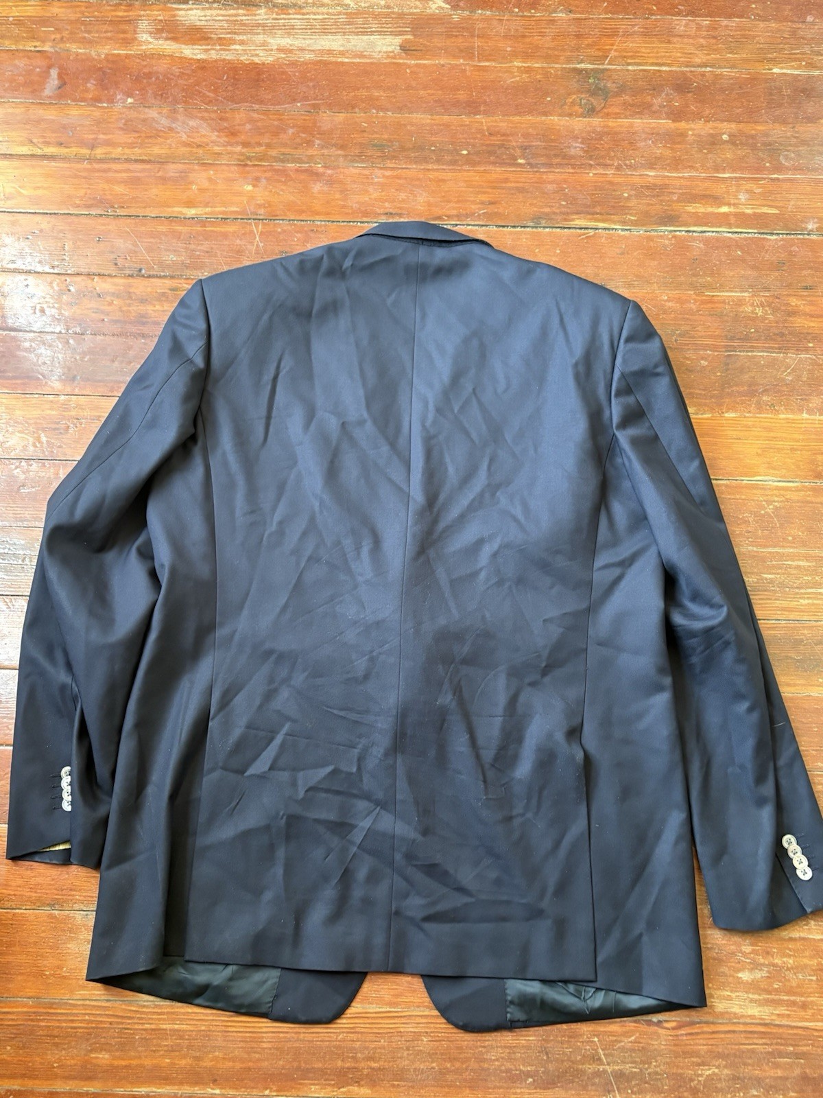 Corneliani Men’s Blue Wool/Rayon Blazer Jacket Size 58 7L Made In Italy