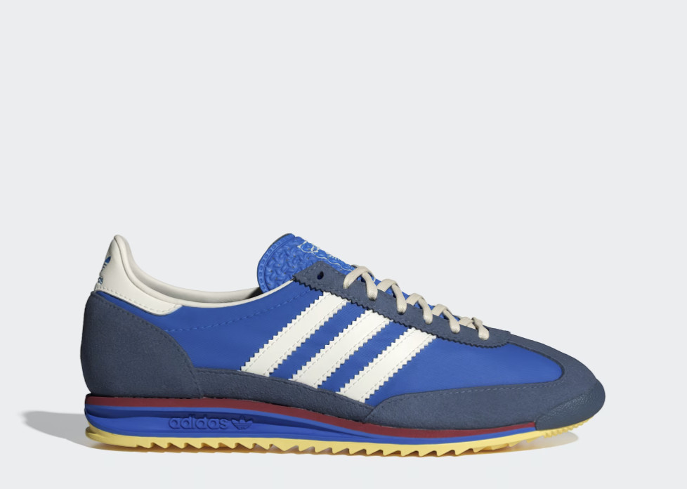 Adidas Women’s SL 72 OG, Style# JS0255, Sz 5.5, Blue Bird/Off White/Preloved Ink