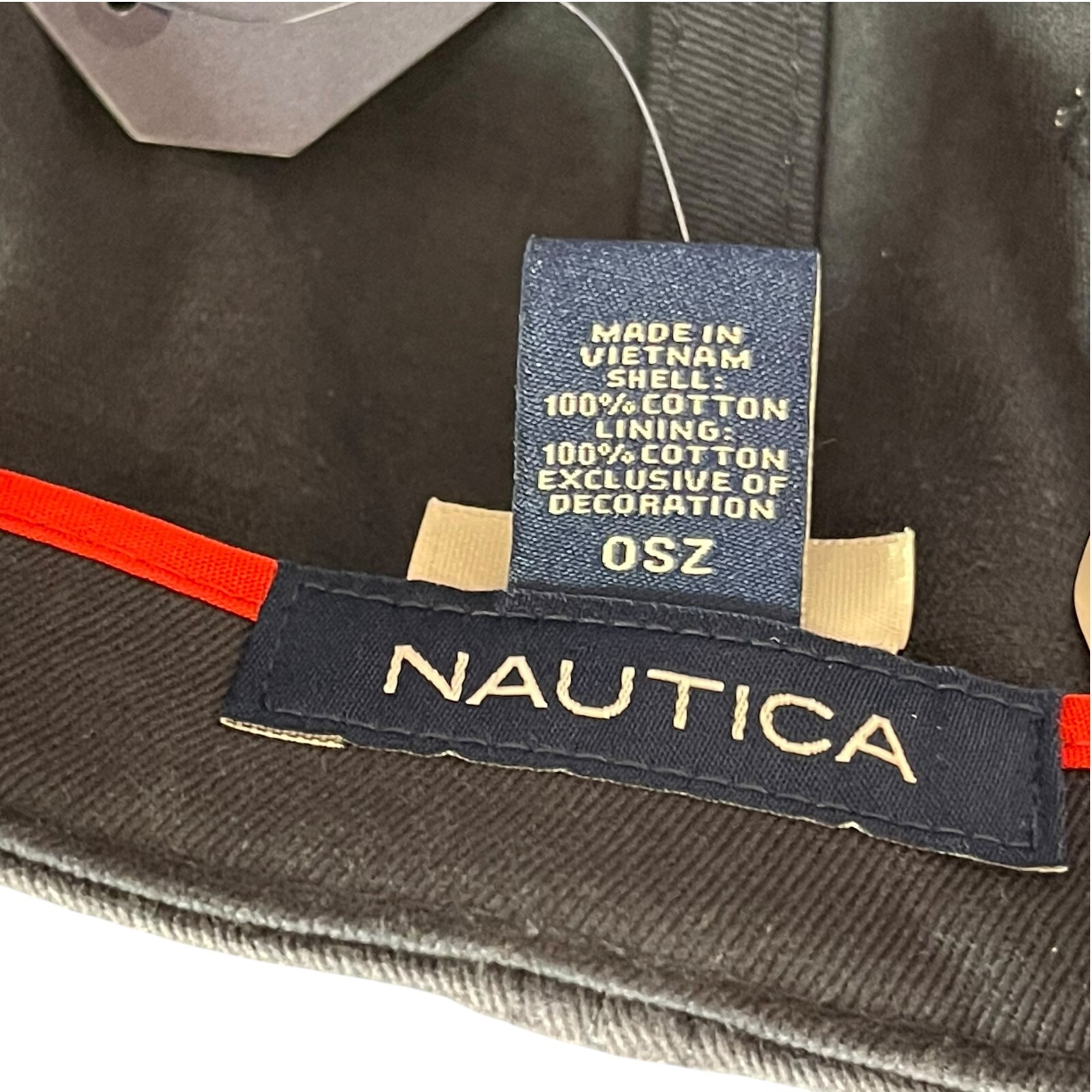 Nautica Mens Embroidered Logo Cap Classic Twill Baseball Hat Adjustable One Size