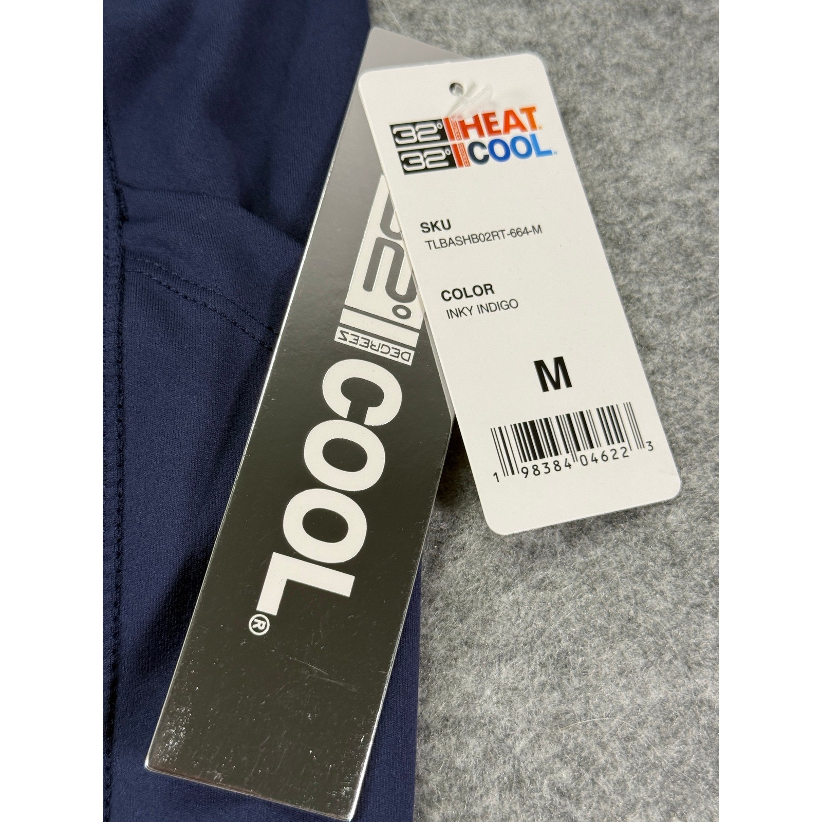 32 Degrees Cool Leggings Medium Blue High Rise Side Pocket TLBASHB02RT-664-M