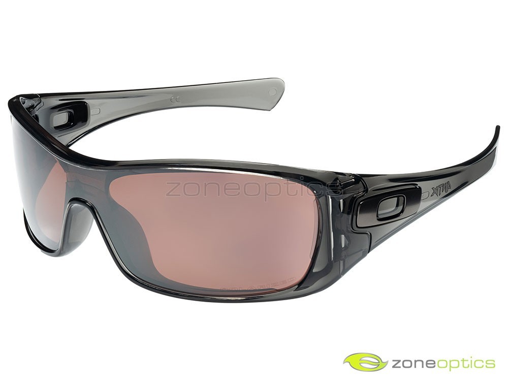 Oakley Antix Polarized Sunglasses OO9077-09 Grey Smoke/VR28 Black Iridium