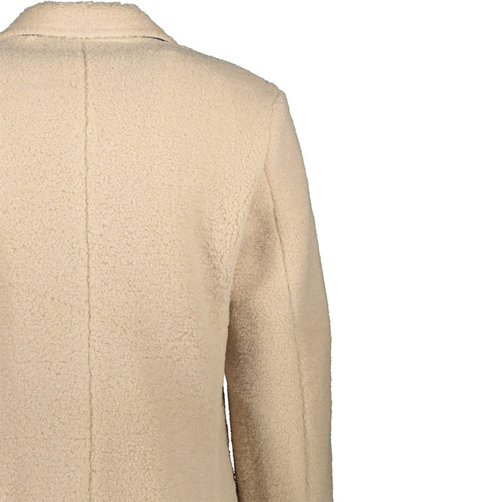 WILLIAM HUNT Faux Shearling Coat Double Breasted Overcoat Size 50 – RP £700.00
