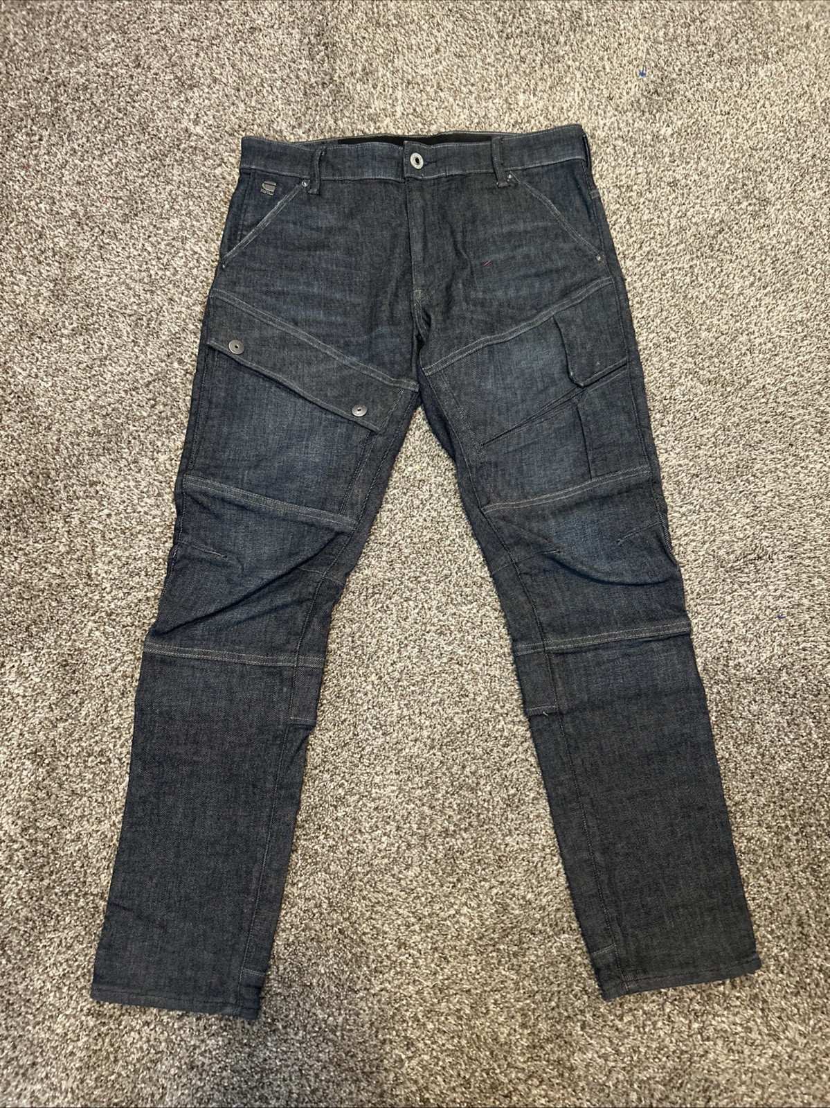 G-Star Raw Airblaze 3D Skinny Jeans 33 x 30 Stretch Utility Cargo Japanese Denim