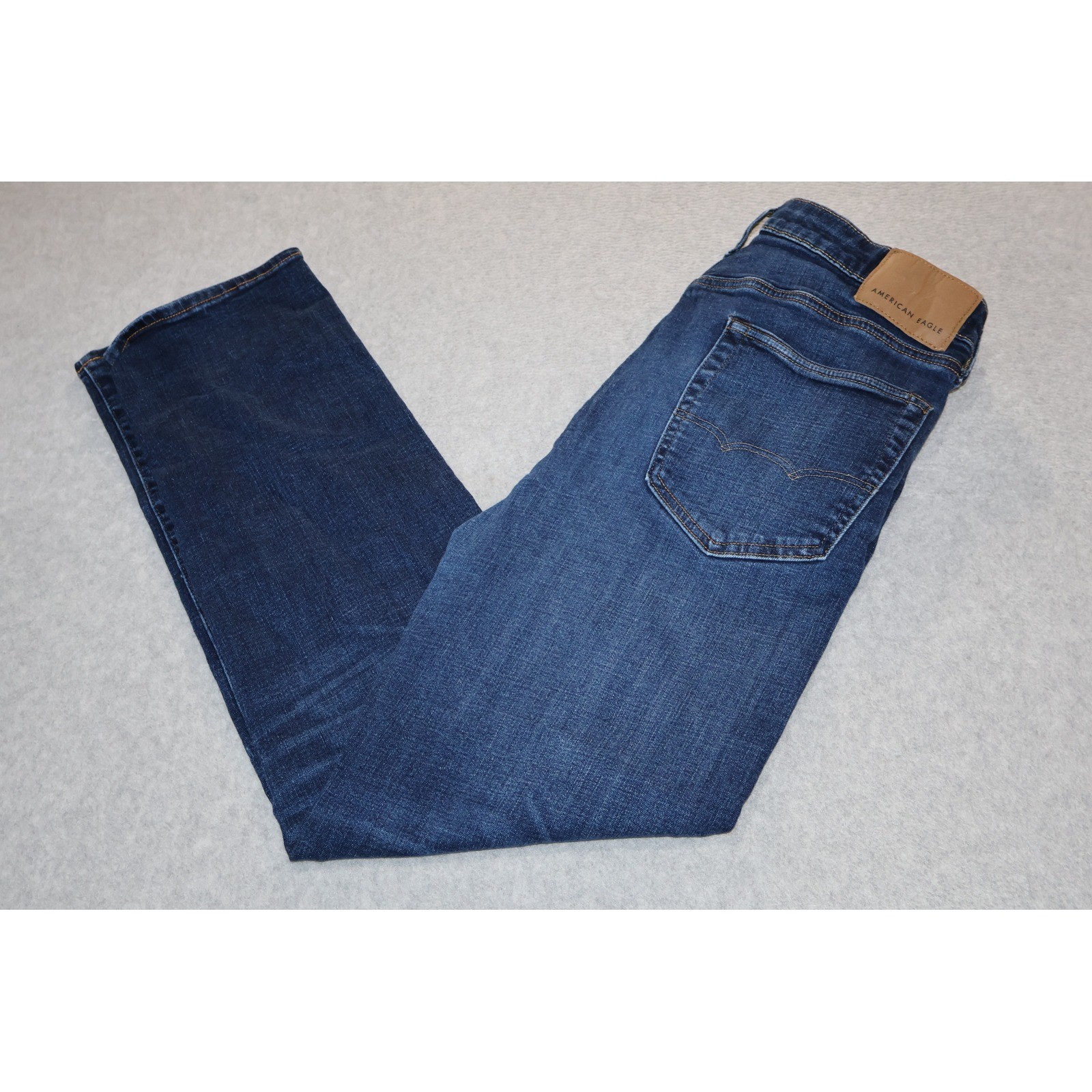 American Eagle Original Straight Mens 34×32 Blue Ne(x)t Level Airflex Jeans