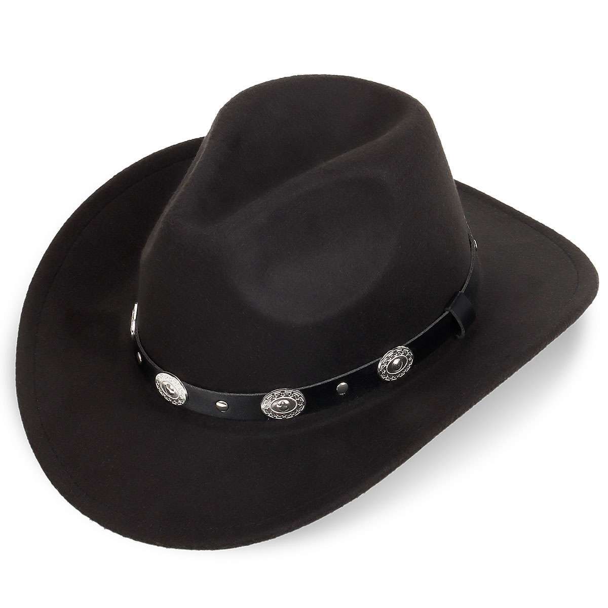 NEW Cowboy Hat Western Wide Brim Felt Fedora Panama Jazz Cap Hats for Men Women