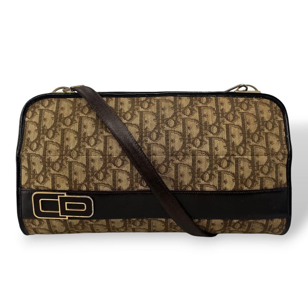Christian Dior Bag Dior CD Logo Trotter 2way One Shoulder Clutch