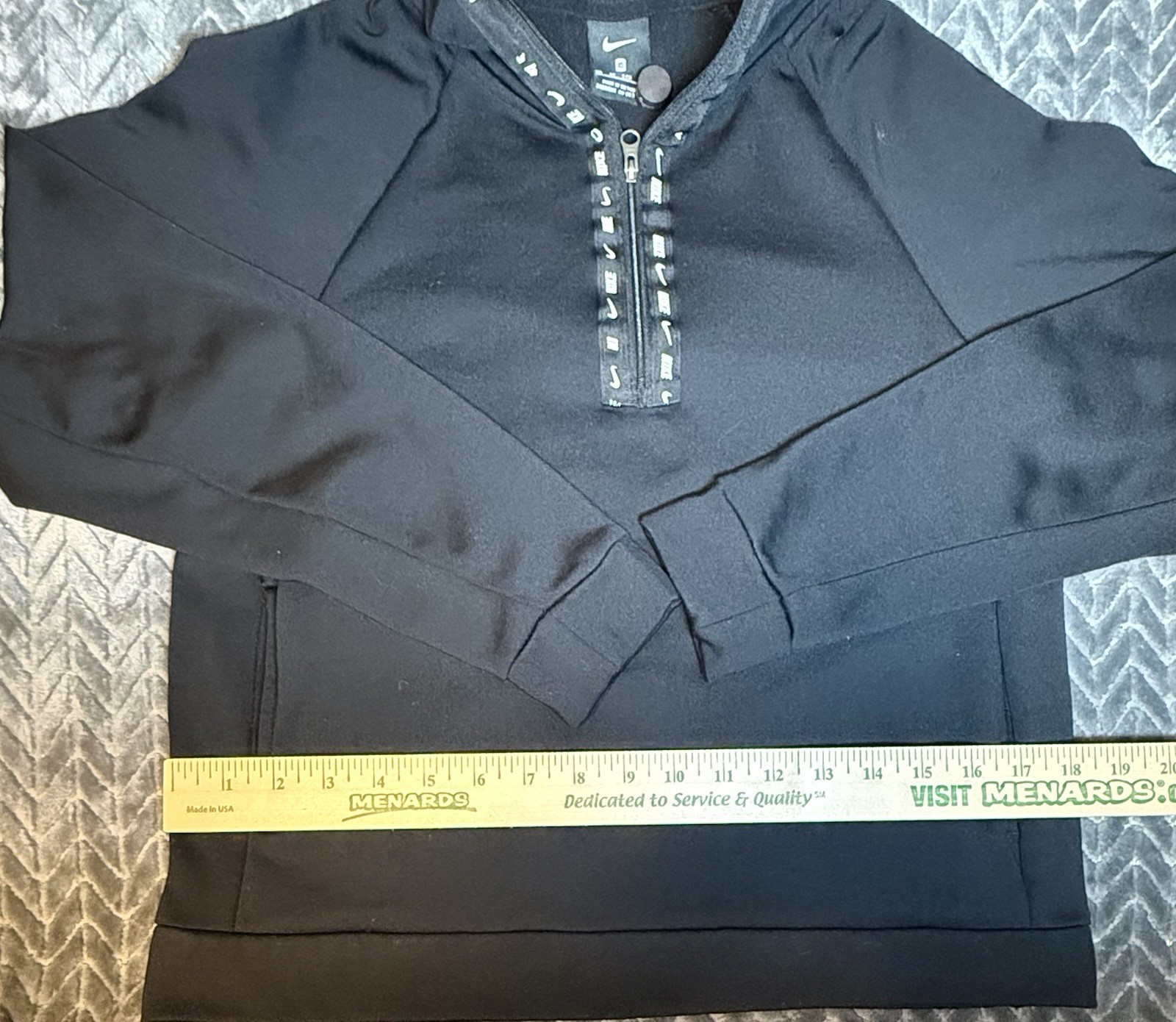 Nike Sportswear Tech Fleece 1/4 Zip Pullover Men’s Black – Size XS – BV4966-010