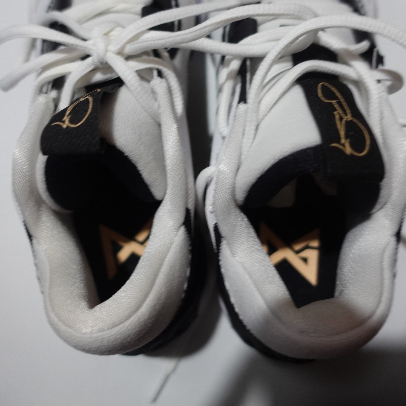 Nike PG 6 Orange Chalk White/Black/Gold Lace Up Sz 8 Low Top Sneakers DC1974-101