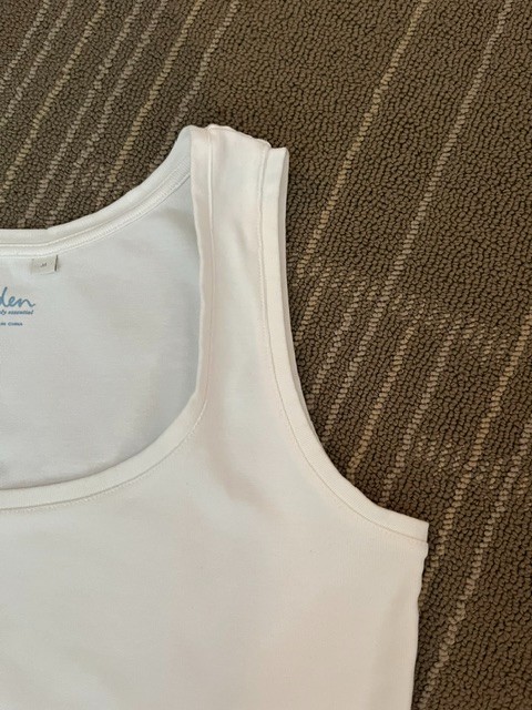 Nice! BODEN Size Medium, women’s basic cotton tank white 96% cotton