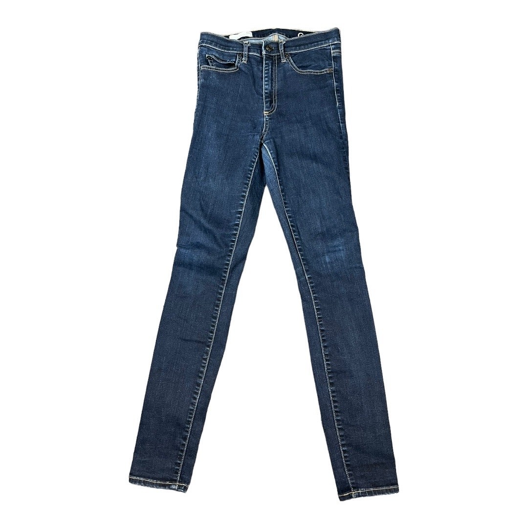 Gap Resolution high Rise Skinny Jeans 26 Dark Wash Indigo