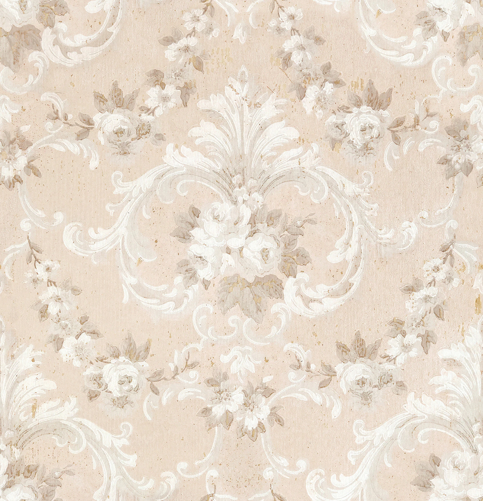 A-Street Prints Zio and Sons 56.4-sq ft Pink Non-woven Damask Unpasted Wal|17836