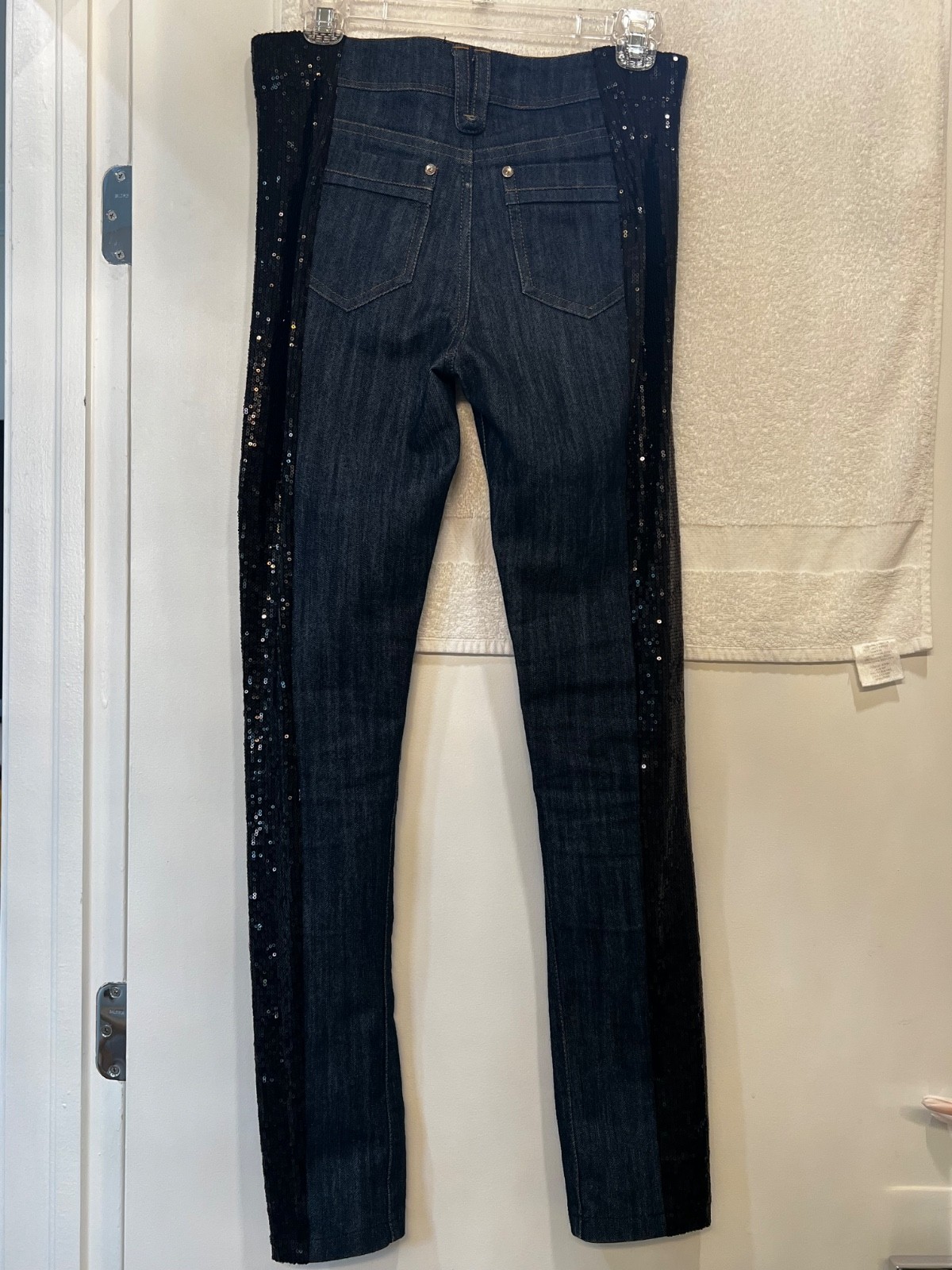 Alberto Makali sequin side panel jeans size 6