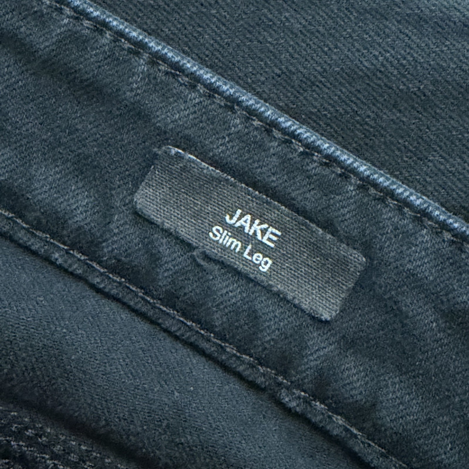 Mavi Jeans Mens 34 Black Straight Leg Slim Fit Stretch Denim Mid Rise Jake