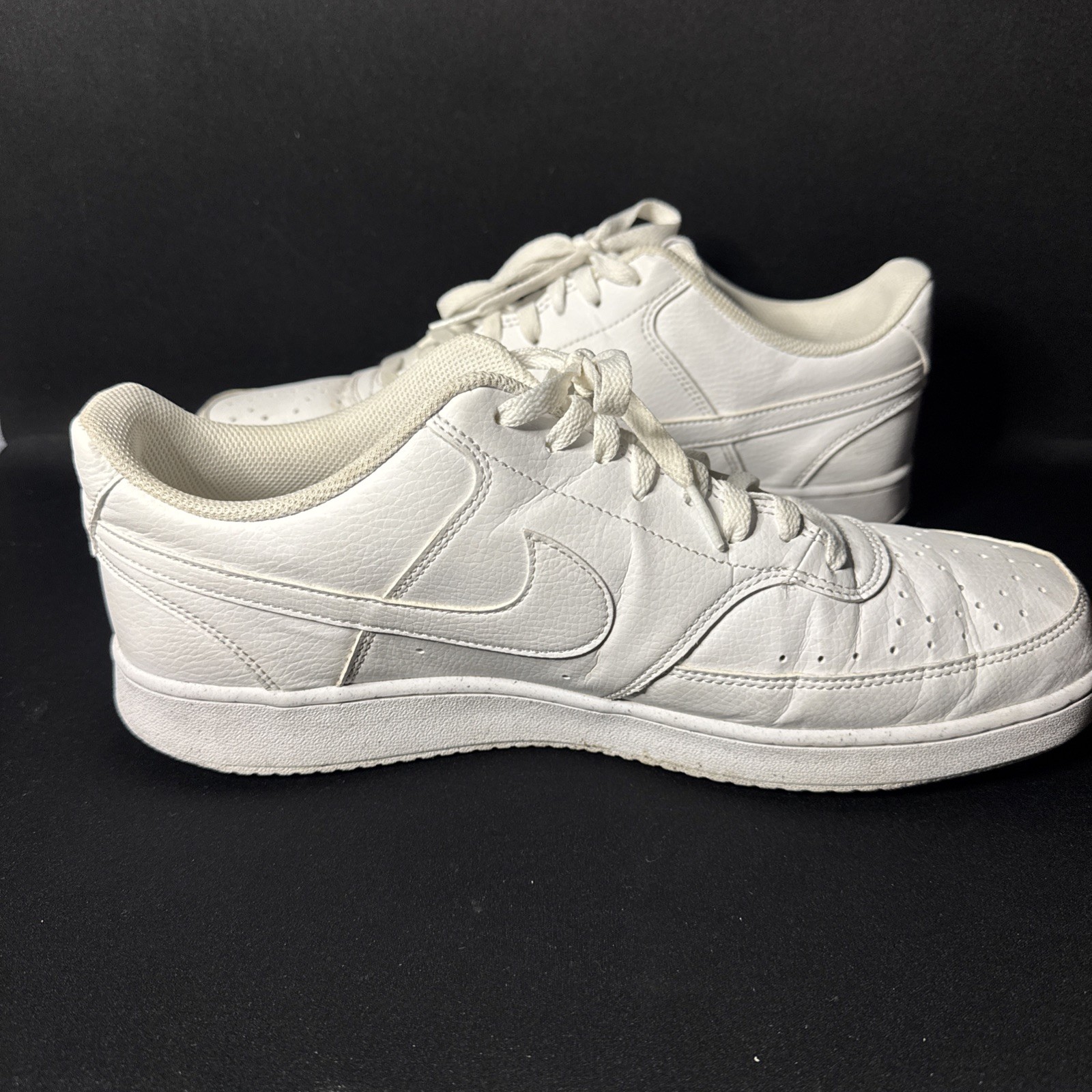 Nike Mens Court Vision DH2987-100 White Casual Shoes Sneakers Size 13