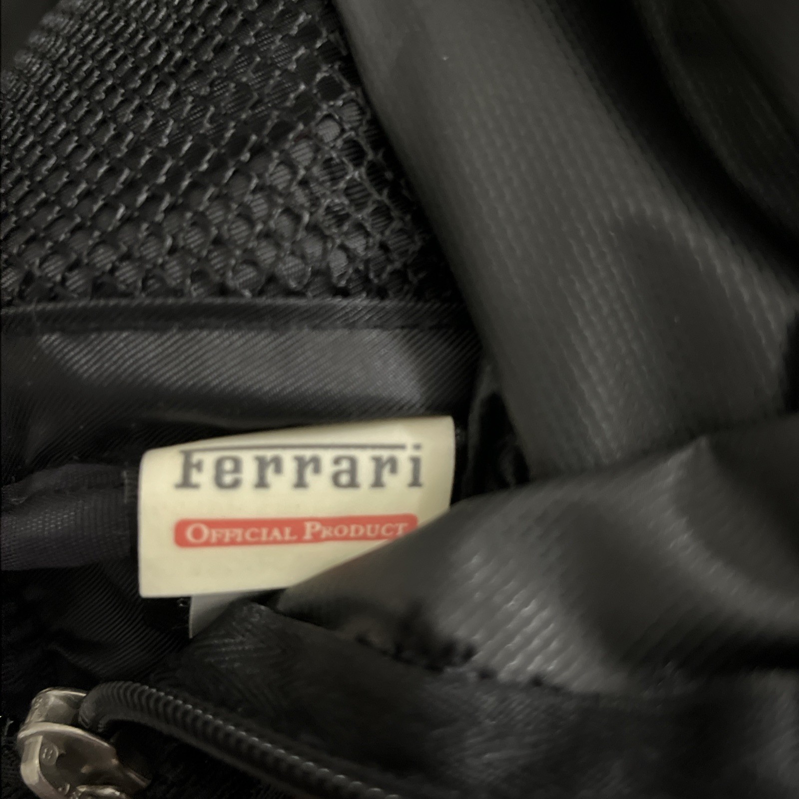 Vintage 2002 Ferrari Fila Backpack Messenger Bag Expandable Michael Schumacher