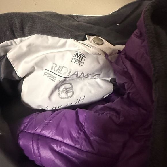 Women’s Two-Tone Gray & White Winter Jacket