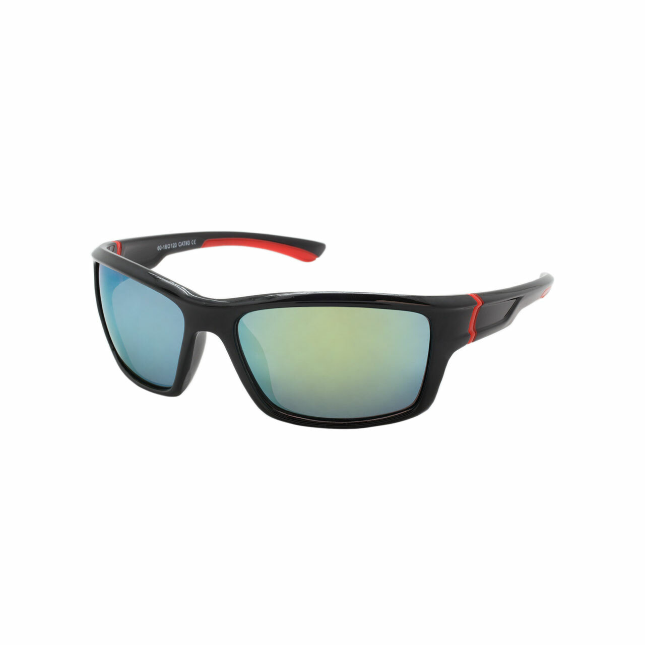 Mens Sunglasses Sport 6 PACK Fishing Cycle Wrap Sunglasses Color Mirror Assorted