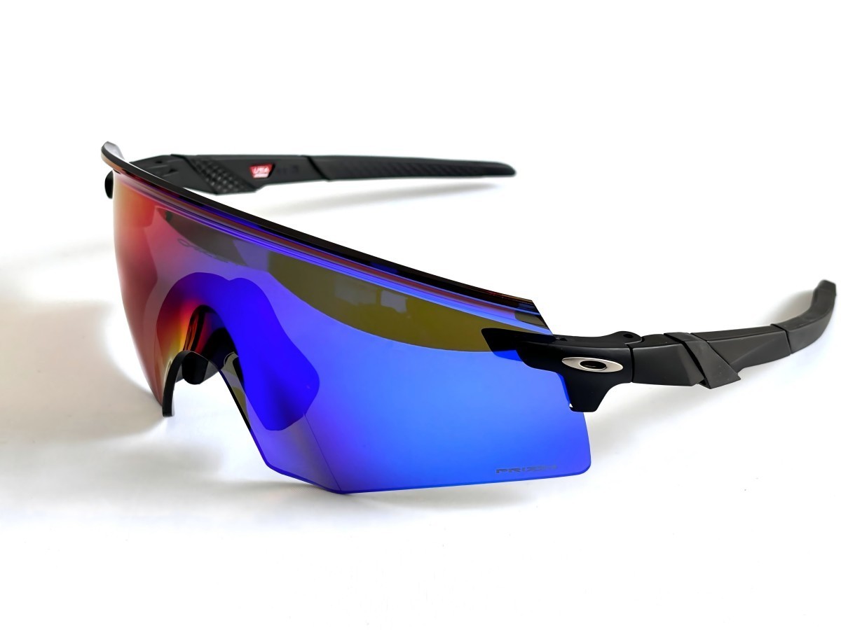 New Oakley Encoder OO9471 Black/PRIZM Blue MIRROR Outdoors Sunglasses US