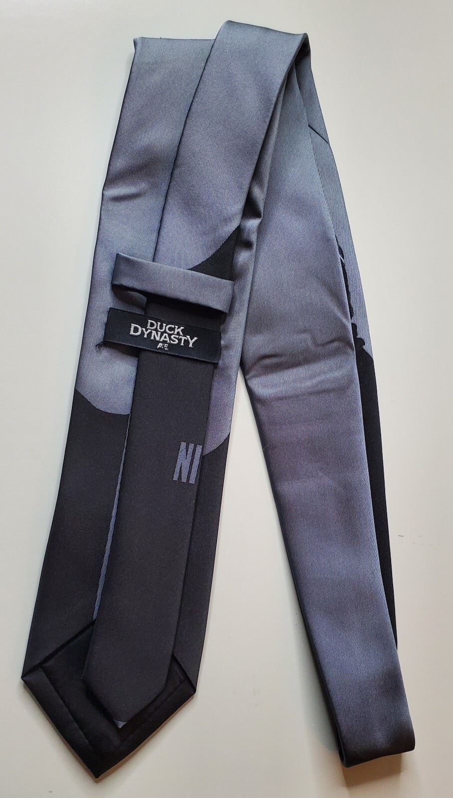 Duck Dynasty Jase Robertson I’m a Frog’s Nightmare Neck Tie Gray Black