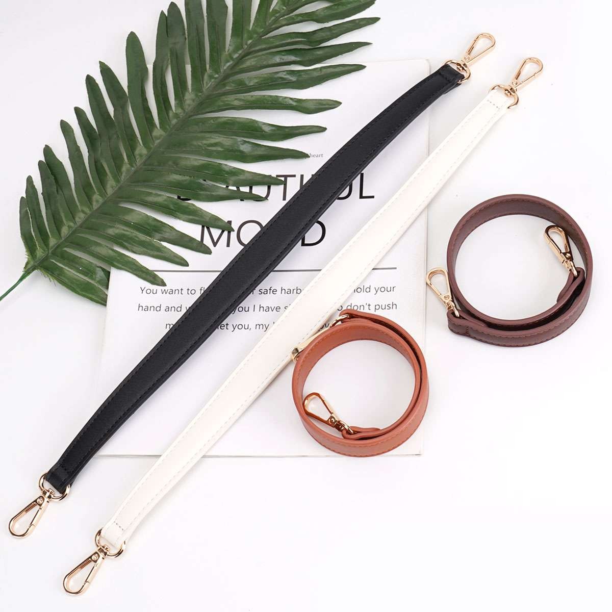Leather Wide Handle Strap Shoulder Belt For Handbag Replacement Bag Accessories