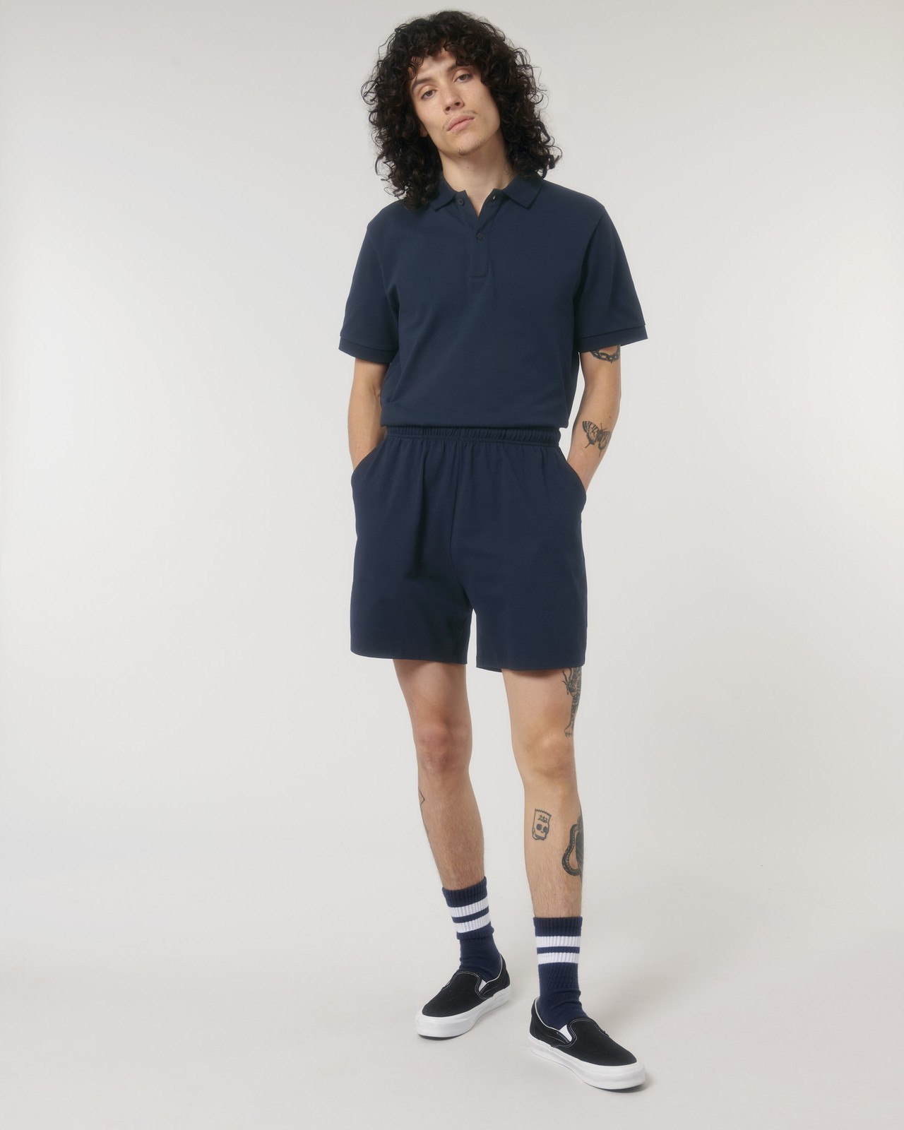 Stanley/Stella Unisex Waker shorts (STBU070) – Self-fabric elastic waistband