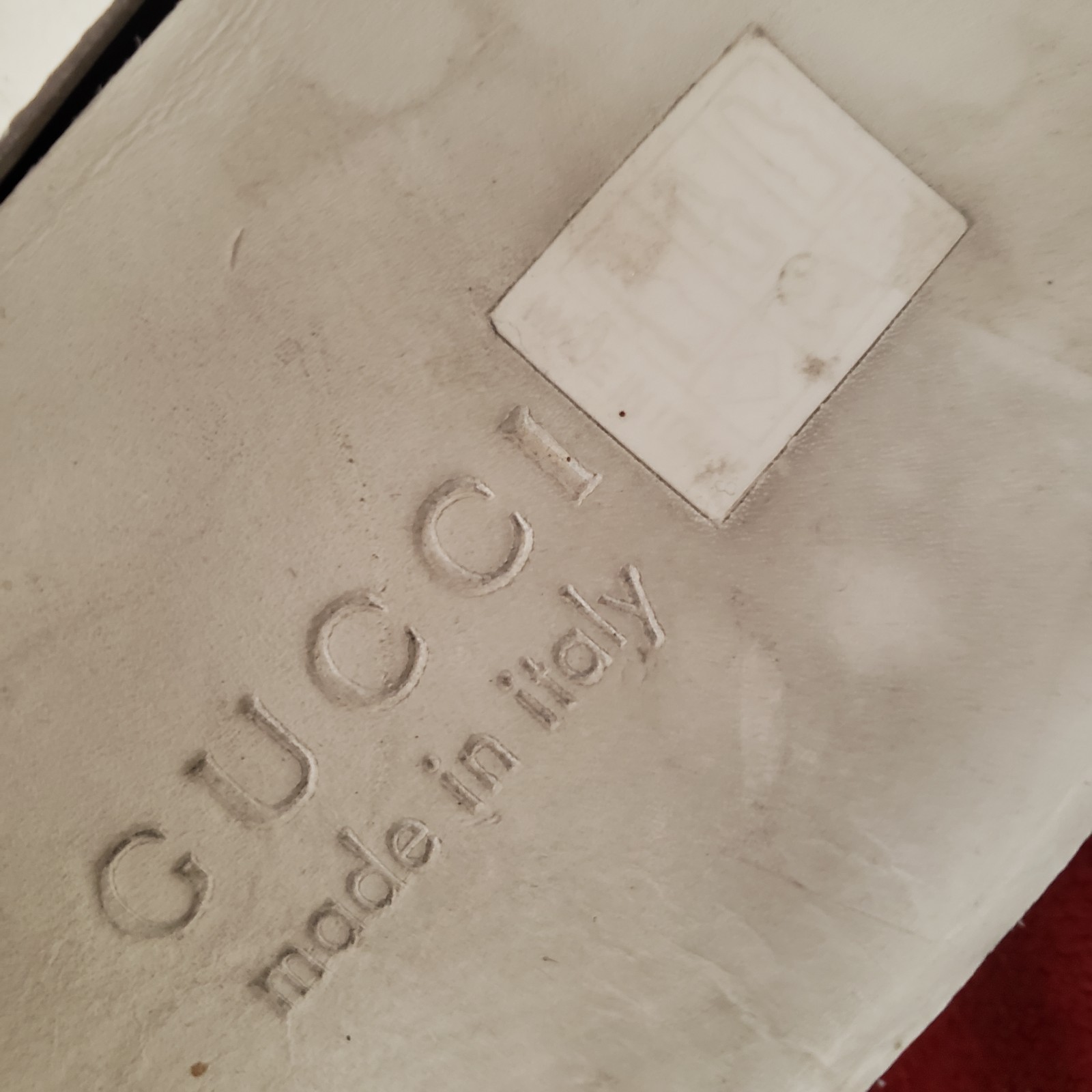 GUCCI Ace Web low sneaker snake embroidered white leather 8.5 US 41.5 EUR 456230