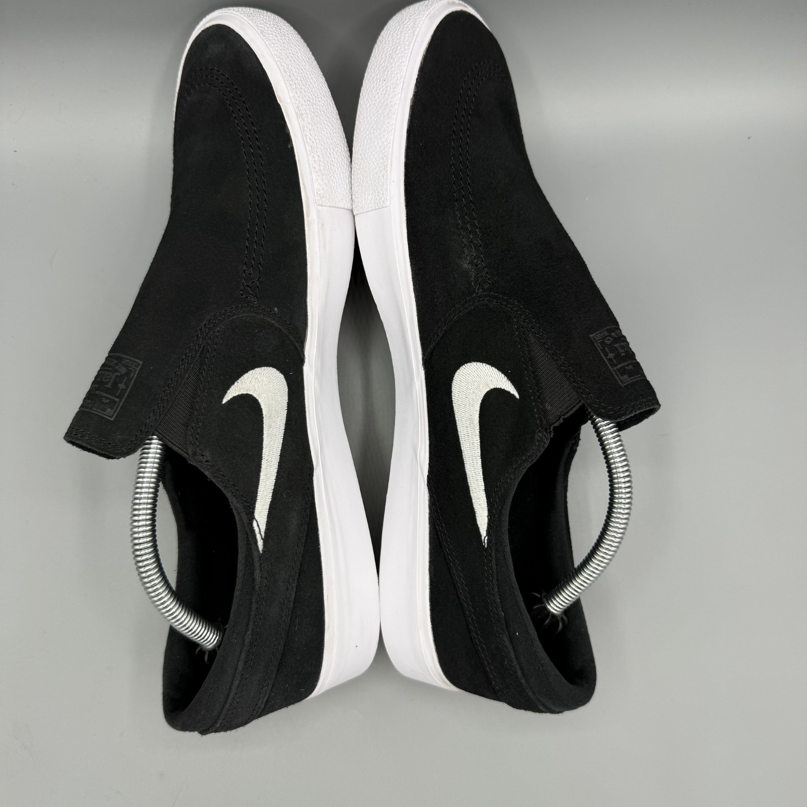 Nike SB Zoom Stefan Janoski Slip On Shoes Black Suede Mens Size 11.5