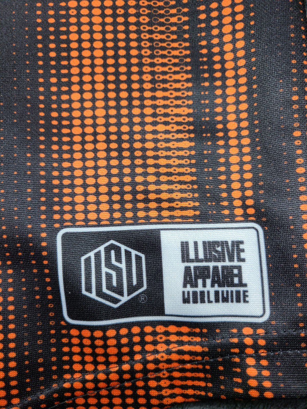 Illusive Apparel Custom Baseball Jersey Black Orange Cali Mesa Crush Livvy 4 AXL