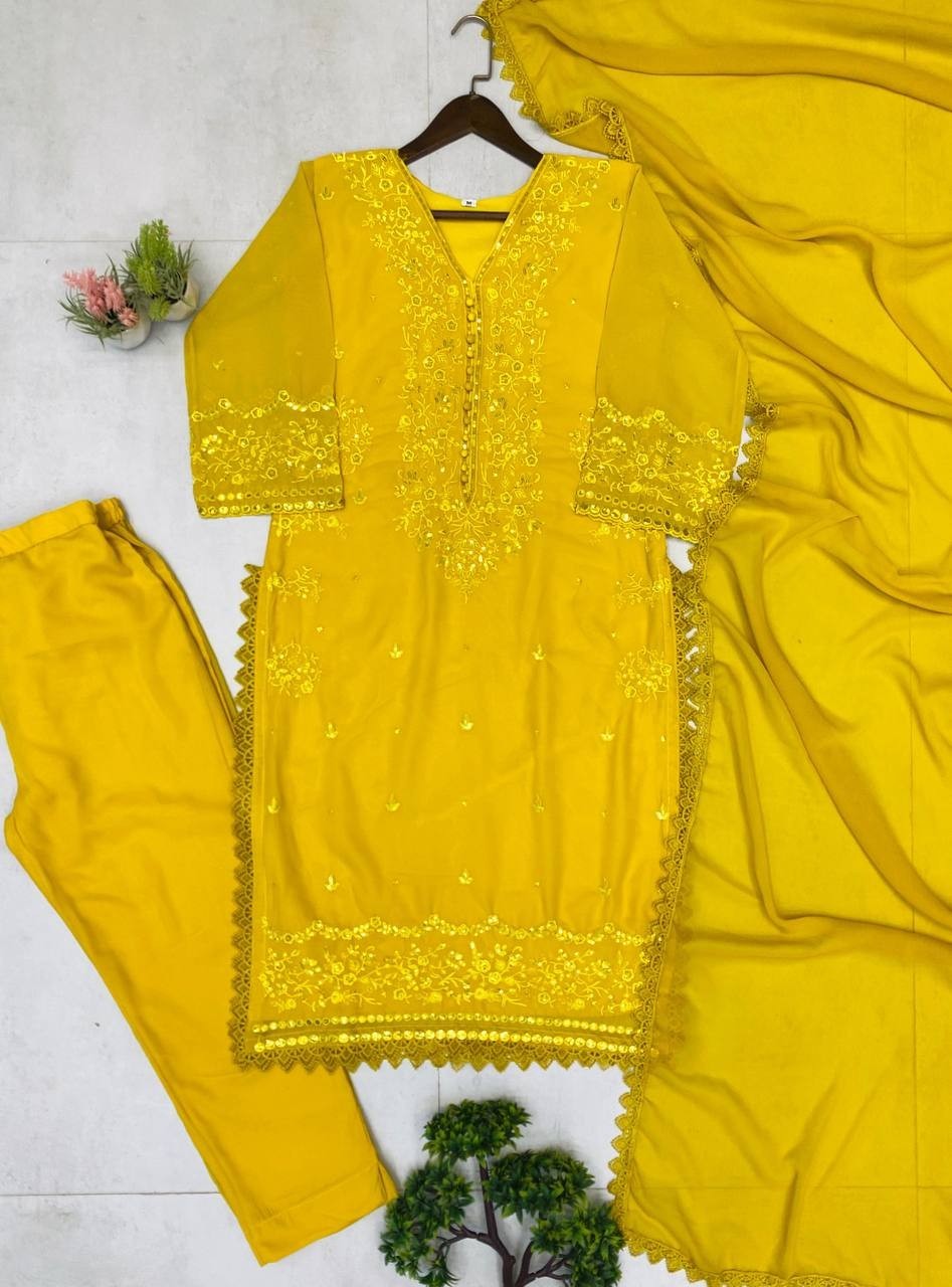 SALWAR KAMEEZ INDIAN WEDDING PAKISTANI PARTY WEAR DRESS SHARARA BOLLYWOOD SUIT