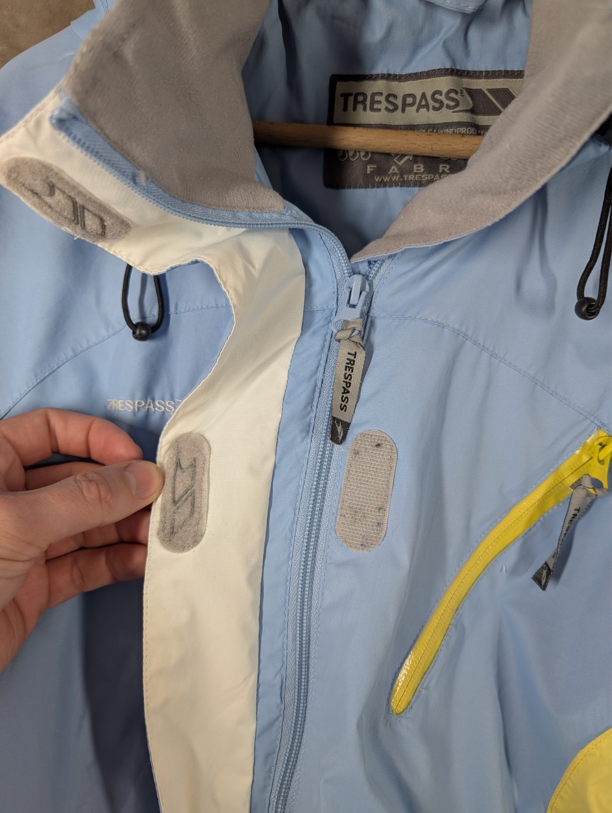 Trespass Womens Jacket M Blue Waterproof Breathable Windproof Coat Serpent DL143