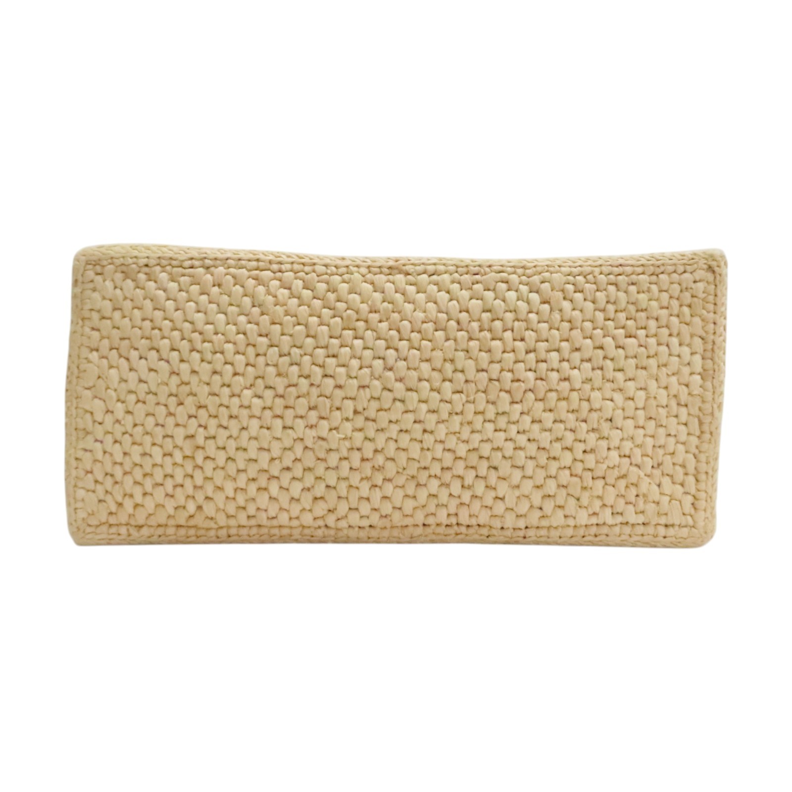 LOEWE Small Front Shoulder Tote Bag Raffia Beige A685B59X03