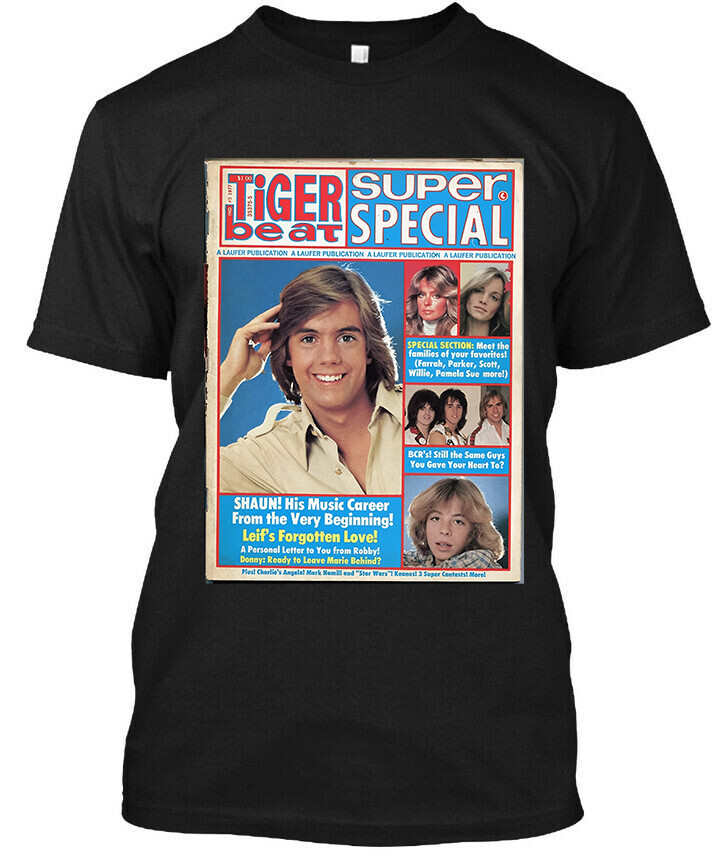 New POPULAR! Shaun Cassidy American Vintage Graphic Classic Logo T-Shirt S-5XL