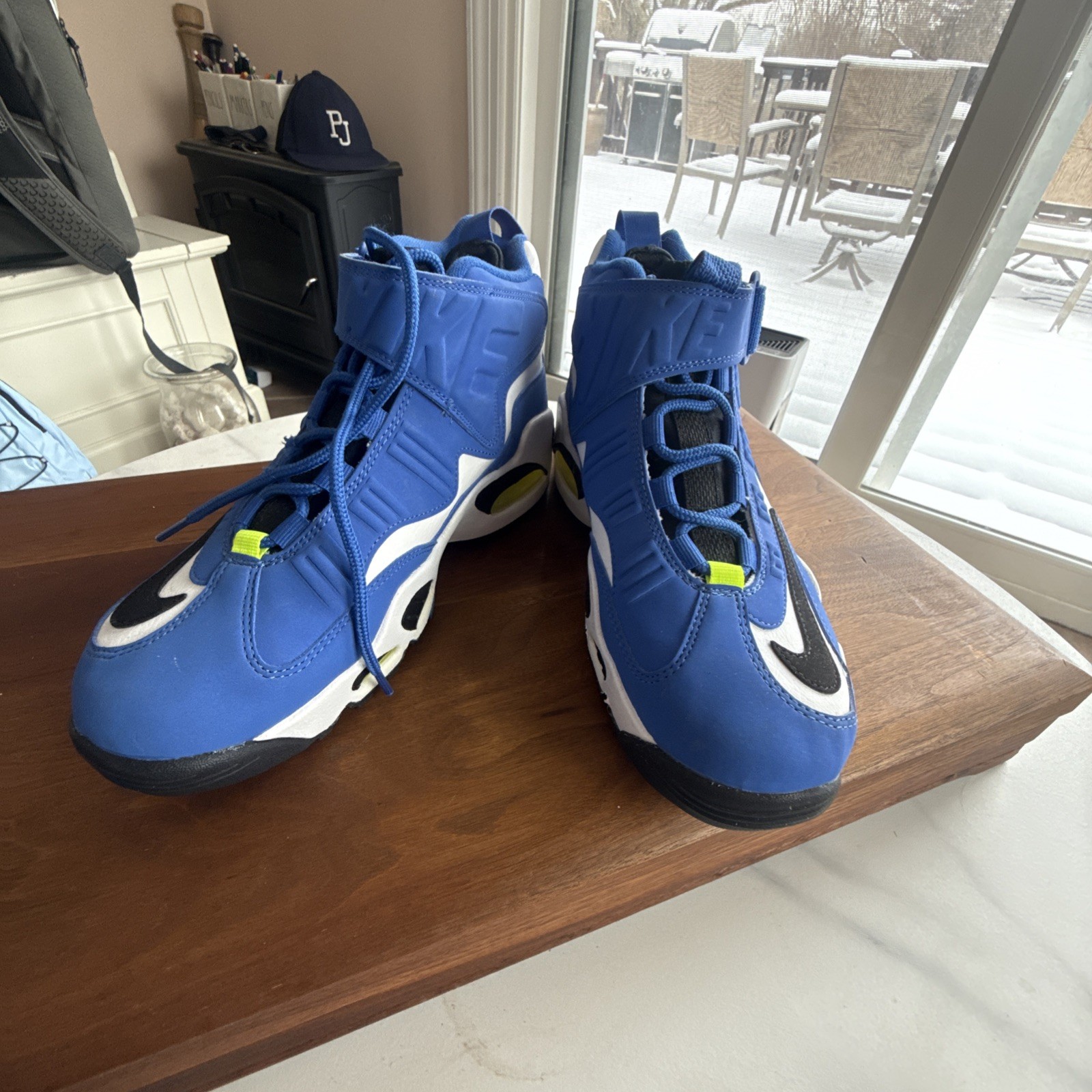 Size 7 Nike Air Griffey Max 1 2021 Varsity Royal White Suede (DJ5161-400)