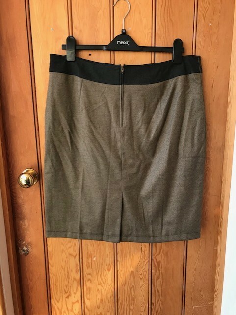 steillman brown soft pencil skirt uk 18 new unworn