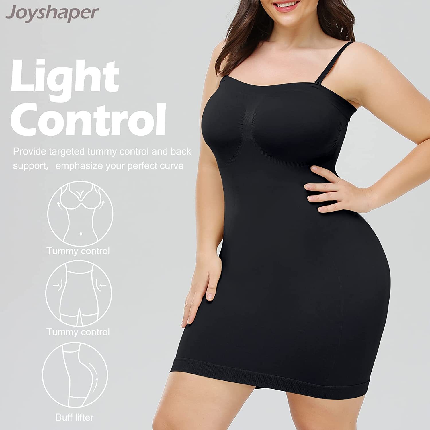 Strapless Shapewear Seamless Slips Women Full Body Shaper Belly Control Slim US