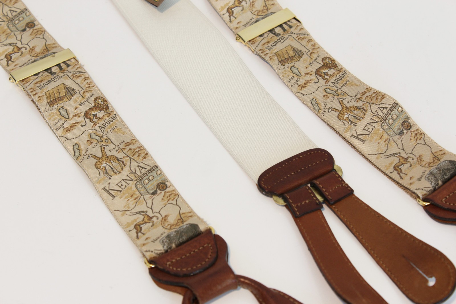 Trafalgar Limited Edition Silk Braces Suspenders – Safari Club Kenya Africa