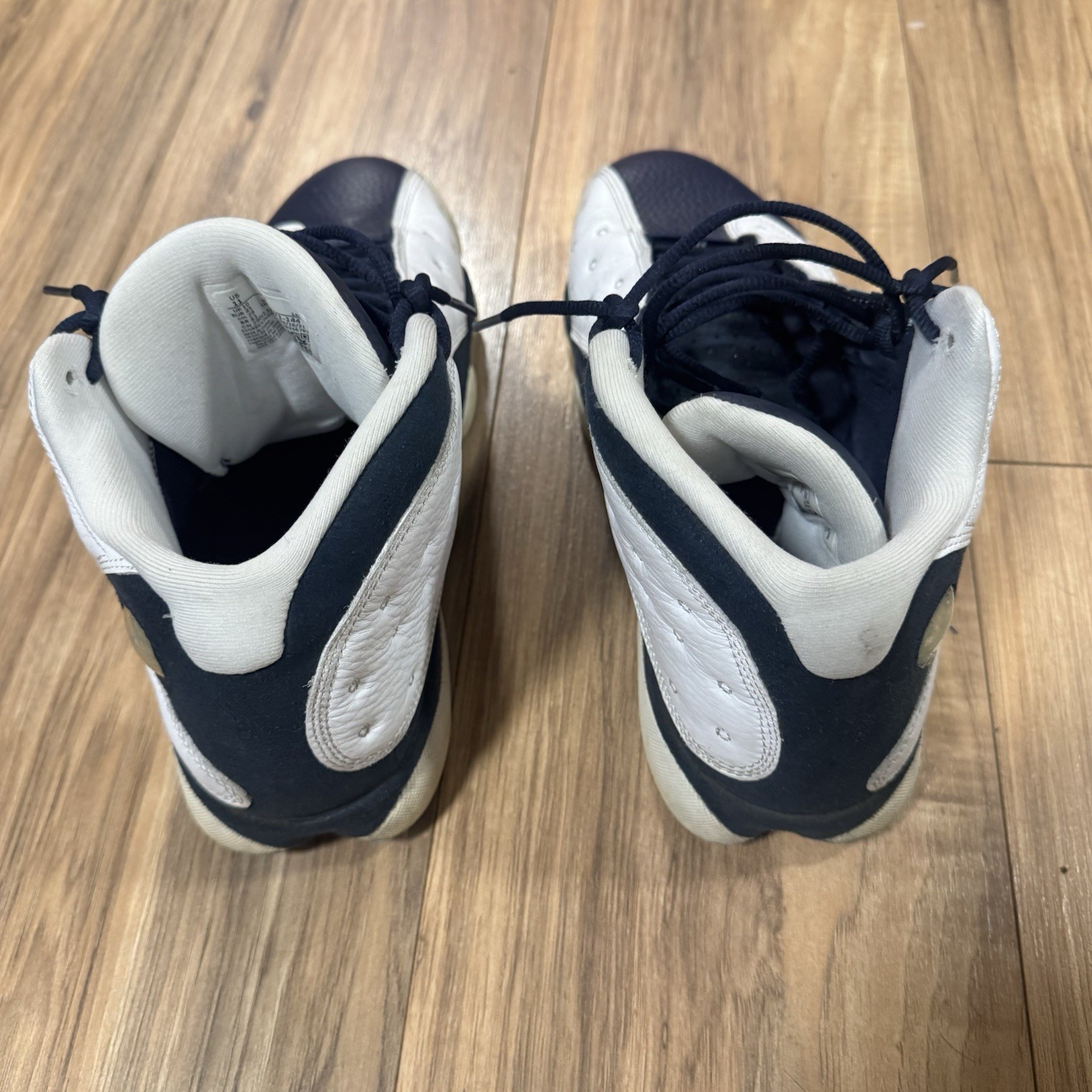Air Jordan 13 Obsidian Retro Powder Blue & White Sneakers Size 11 414571-144