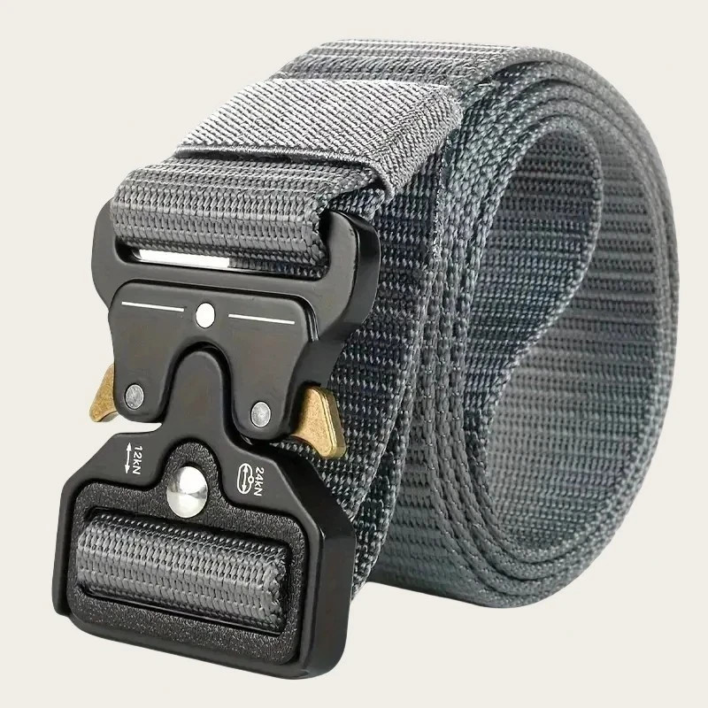 MEN Casual Military Tactical Army Adjustable Quick Release Belts Pants Waistband