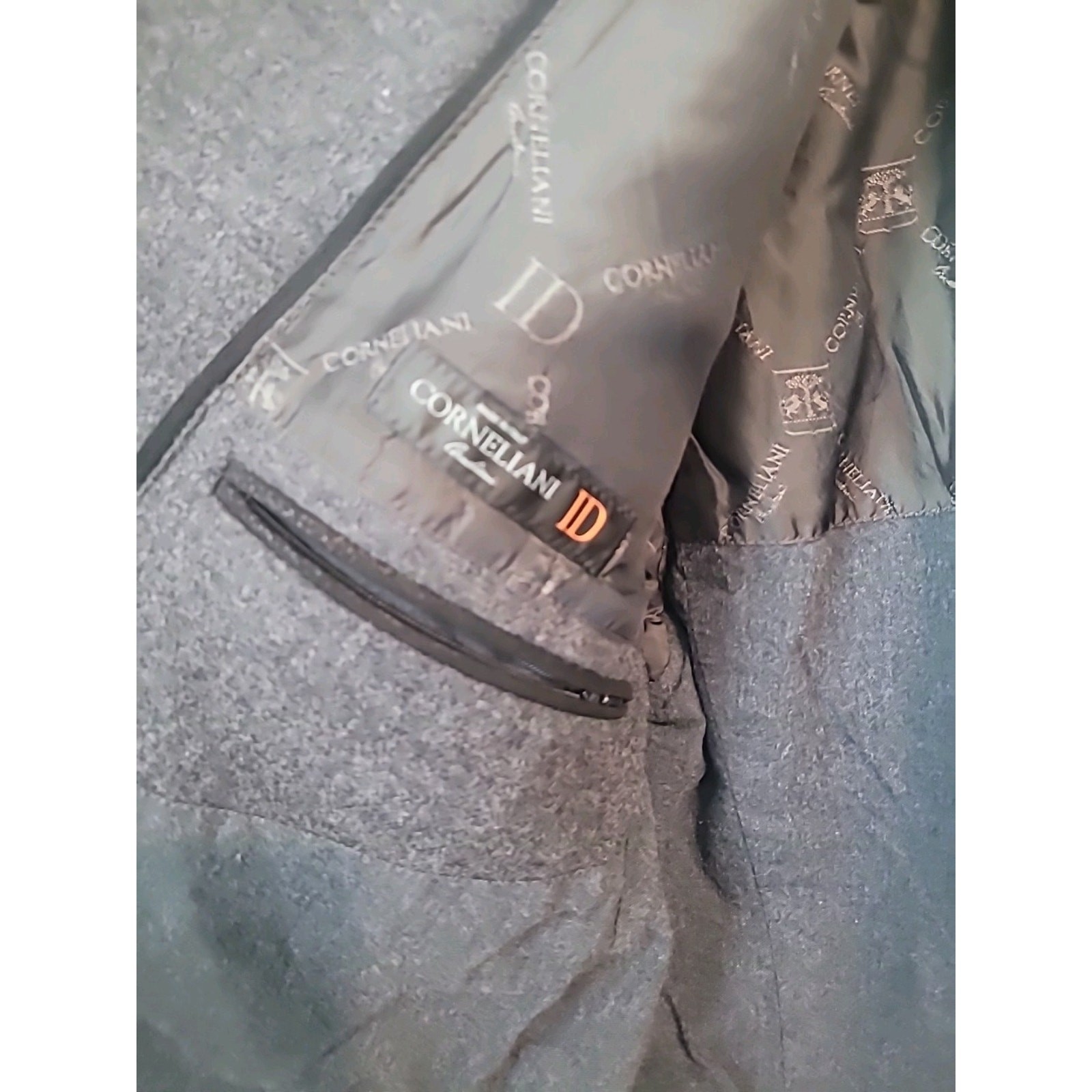 CORNELIANI ID WOOL CASHMERE JACKET COAT 44/6R Euro 54R US REGULAR Gray