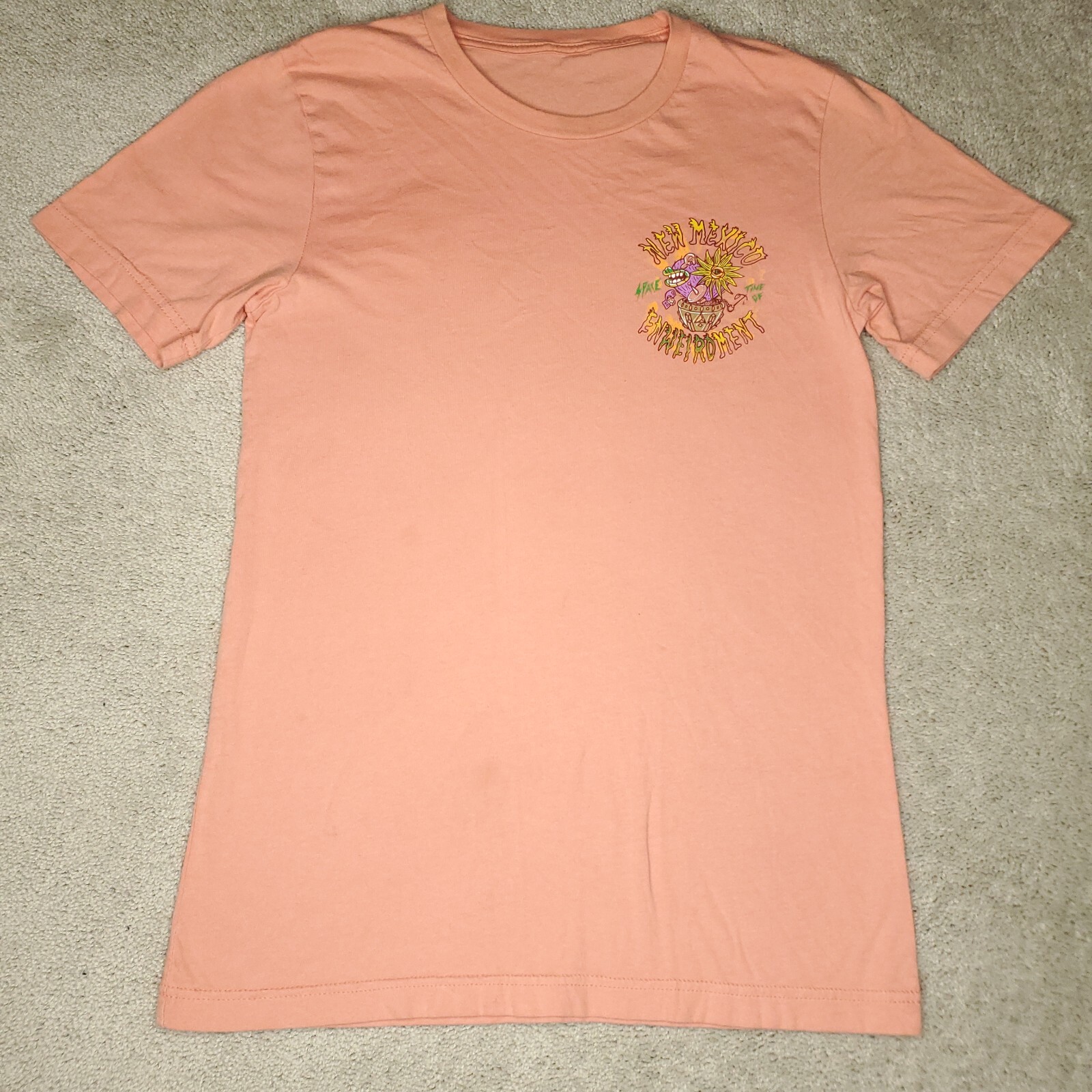 I Am Enweirded New Mexico T-shirt Adult Small Salmon Metals Killer Acid RARE