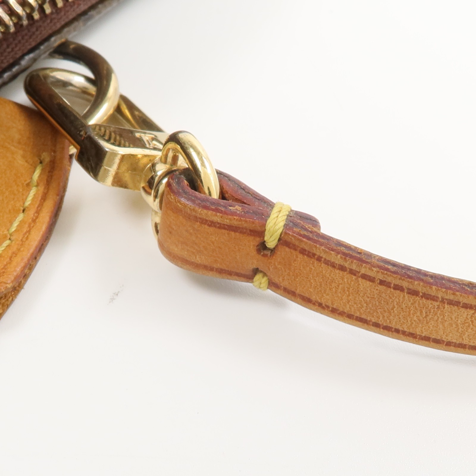 LOUIS VUITTON LV GHW Pochette Accessoires Pouch Handbag M51980 Monogram Brown