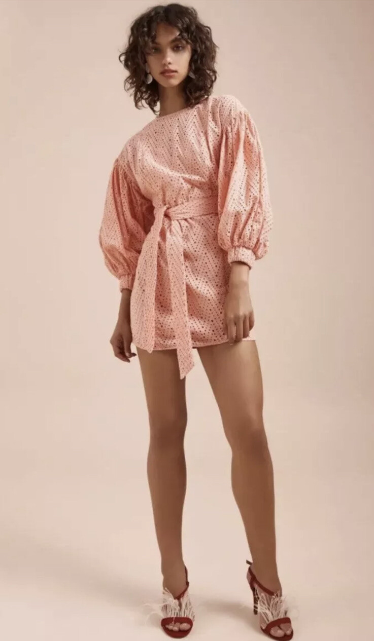 $200 C/MEO COLLECTIVE RUNAWAYS DRESS SIZE SMALL SHERBERT Z192-18