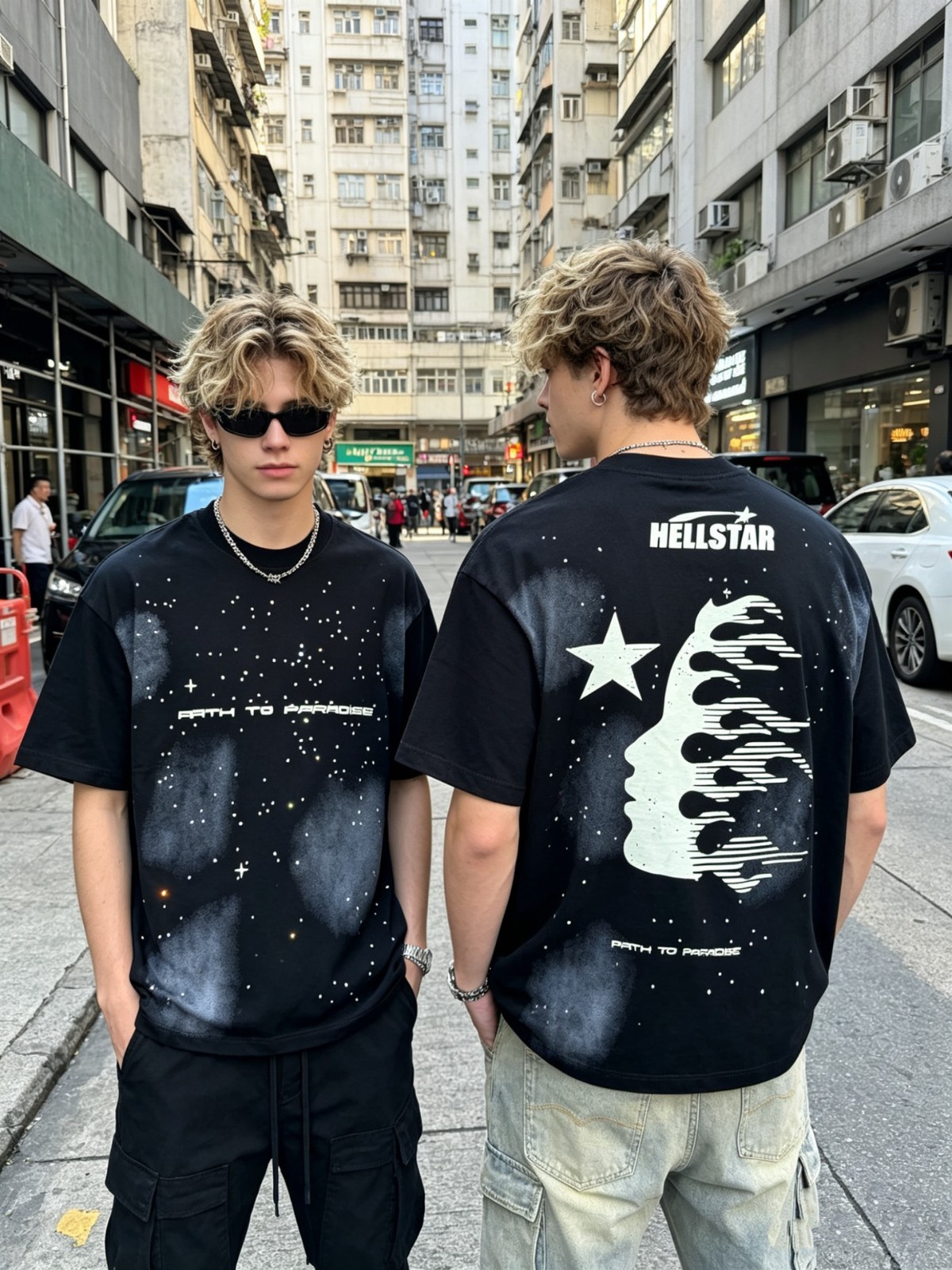 Hellstar Tee Shirt Vintage Graphic Print