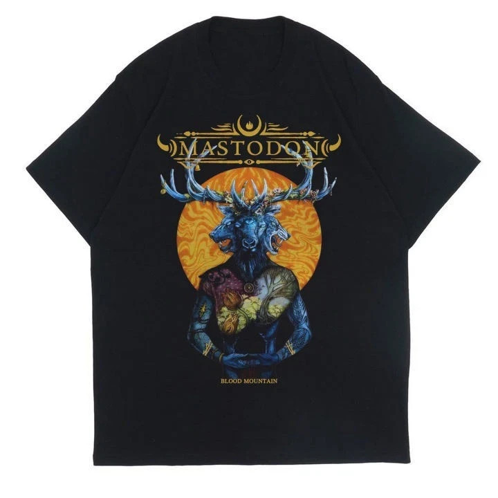 New Popular Blood Mountain Mastodon Band Shirt S-5XL