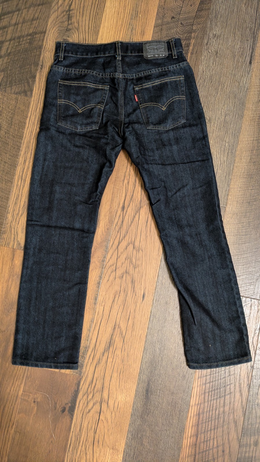 Levi’s 511 Slim Jeans Boys Size 18 Reg Dark Wash Indigo Denim W29 L29 Casual